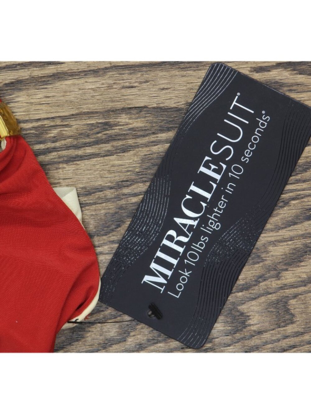 Miraclesuit Scoop Neck Underwire Tankini Top 6518826W Cayenne Red 16W - Picture 5 of 9